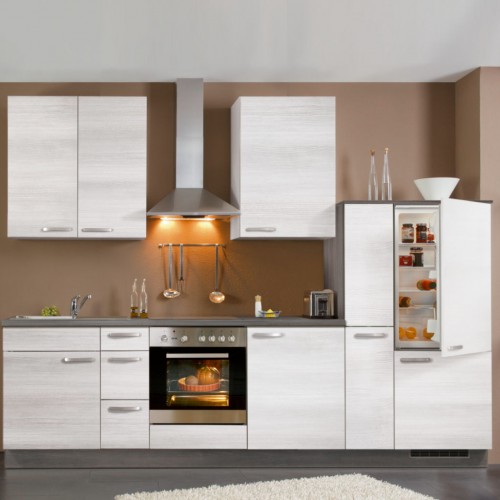 Einbau-Küchenzeile 300 cm komplett mit Elektrogeräte