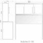 Büroküche 150 cm breit mit Mikrowelle, Geschirrspüler Kühlschrank [20/26]