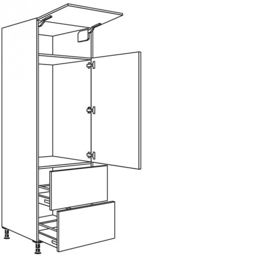 Hochschrank Geräte-Umbau für Kühlautomaten