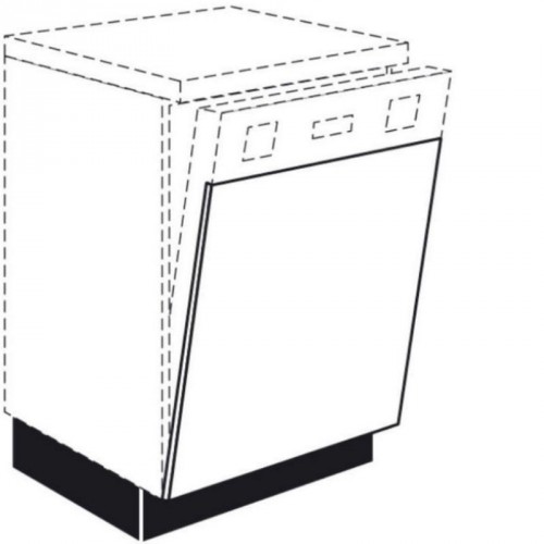 Frontplatte für integrierte Unterbau-Geschirrspülmaschinen
