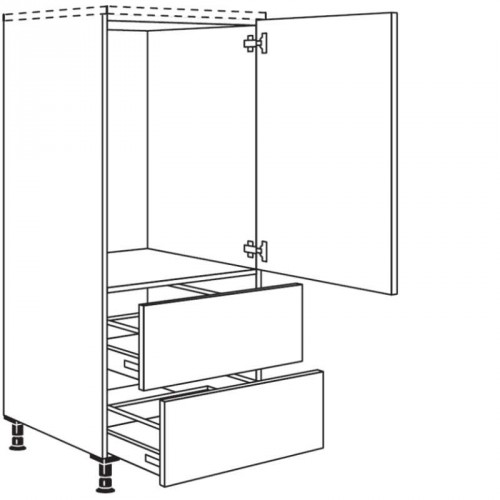 Highboard Geräte-Umbau für Kühlautomaten