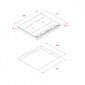 Induktions-Kochfeld 60 cm breit mattschwarze Oberfläche Infinity Edition [7/7]