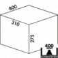 Einbau-Abfallsammler Cox(R) Box 275 K/800-3 [3/5]