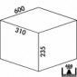 Einbau-Abfallsammler Cox(R) Box 235 K/600-2 [3/5]