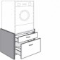 Modulschrank für hochgebaute Waschmaschine/Trockner [1/15]