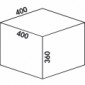 Einbau-Abfallsammler Cox(R) Box 360 S/400-2 [3/5]