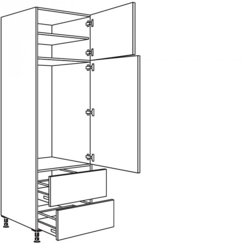 Hochschrank Geräte-Umbau für Kühlautomaten