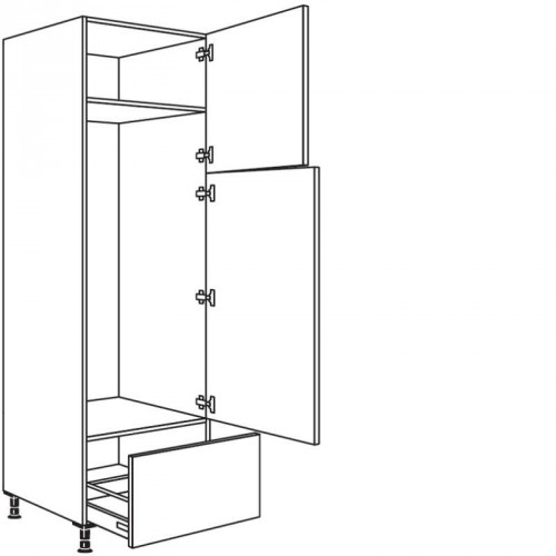 Hochschrank Geräte-Umbau für Kühl- und Gefrierautomat