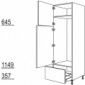 Hochschrank Geräte-Umbau für Kühl- und Gefrierautomat [2/9]