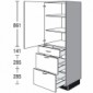 Highboard 1 Drehtür und1 Schubkasten [2/17]