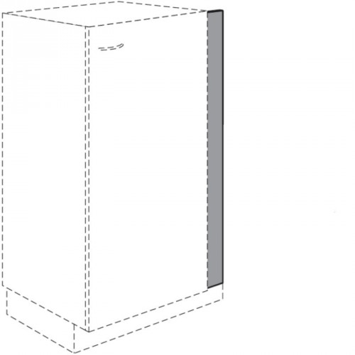 Passleiste für Highboard in Korpusfarbe