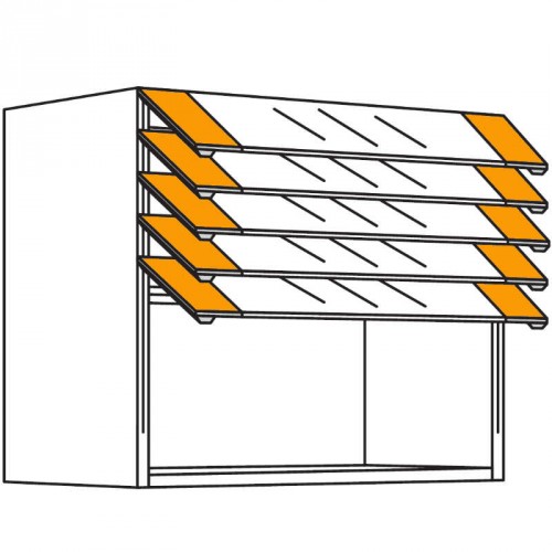 Glas-Wandschrank Climber elektrisch