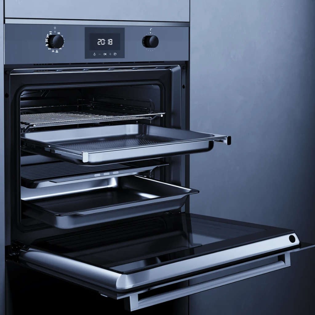 EinbauBackofen, Dampfgarer mit AirFryKit