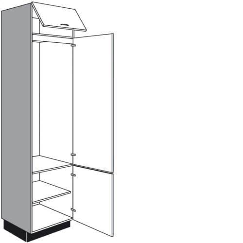 Seitenschrank für Einbaugeräte mit Drehtüren 1 Klappe
