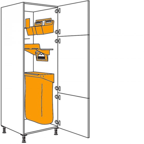 Hochschrank mit Ordnungssytem