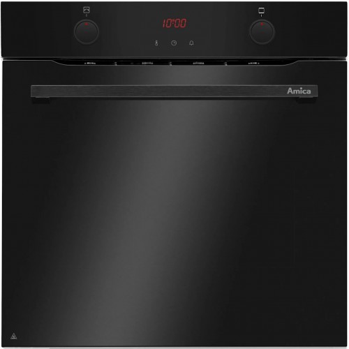 Einbaubackofen mit Pyrolyse schwarz