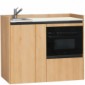 modulLINE ML 120F KO Minik&uuml;che aus Holz mit Mikrowellenofen und Auszug [13/25]