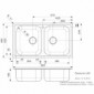 Doppel Spülbecken in Edelstahl Centurio L20 [2/4]