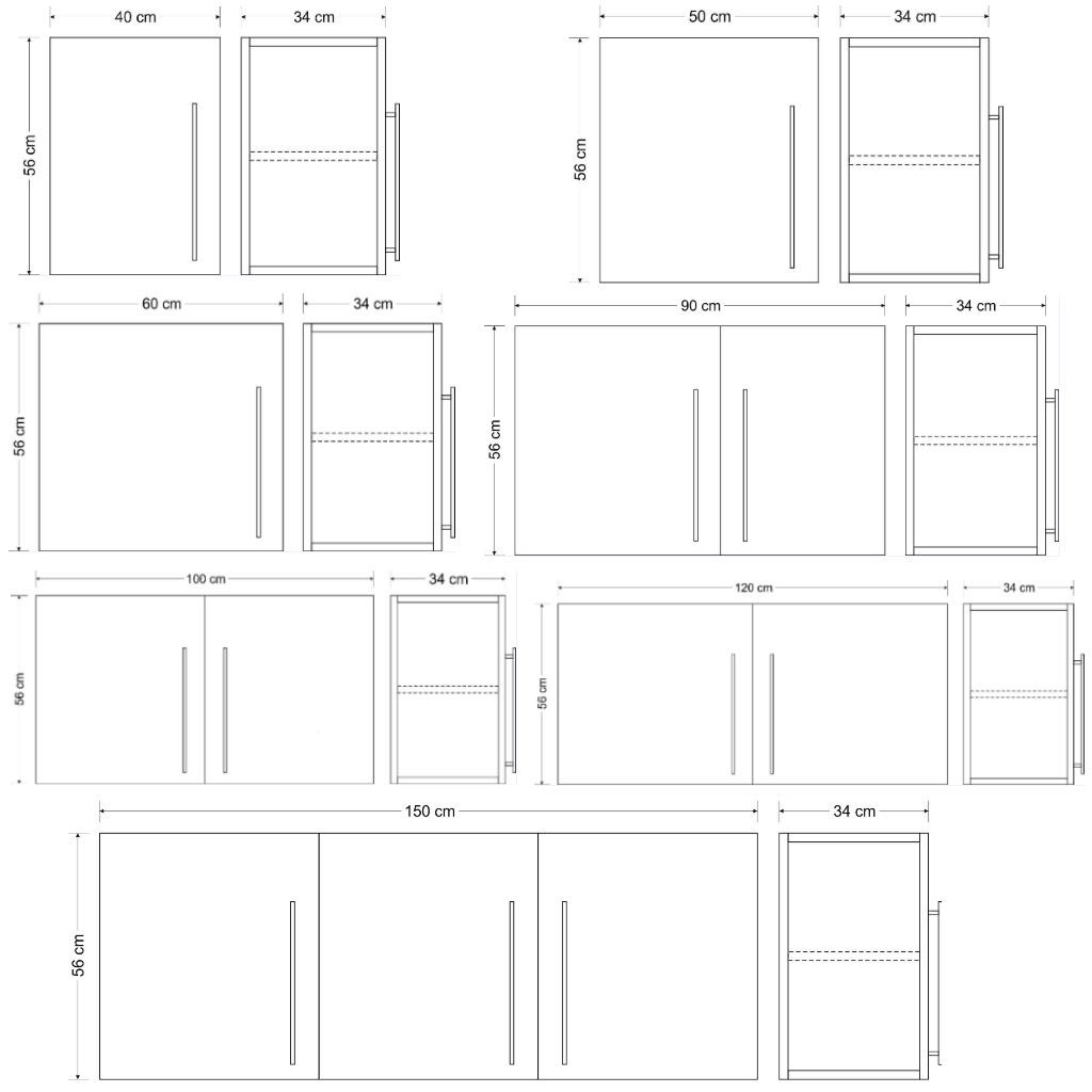 Hängeschrank Metall Classic