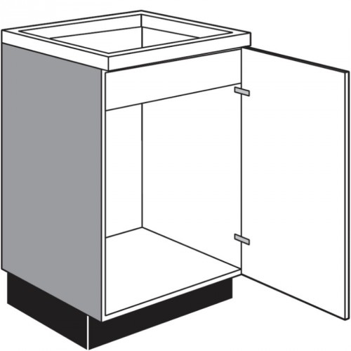 mit Spülen-Unterschrank 1 Drehtür