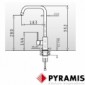 Pyramis Adelita PVD Küchen-Armatur Gun Metal mit schwarz abgesetztem Auslauf [2/2]