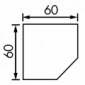 Eckoberschrank mit diagonaler Tür [2/24]