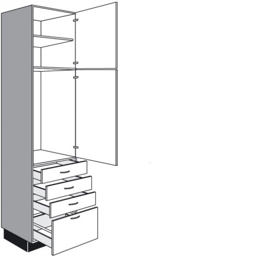 Geräteschrank mit 2 Drehtüren