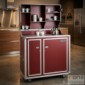 kitcase pro-art Kofferk&uuml;che rot matt - Die mobile K&uuml;che im Flightcase mit Rollen [2/18]