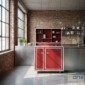 kitcase pro-art Kofferk&uuml;che rot matt - Die mobile K&uuml;che im Flightcase mit Rollen [3/18]