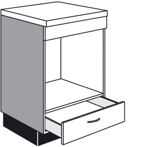 Unterschrank für Mikrowellengerät Nischenhöhe 451 mm