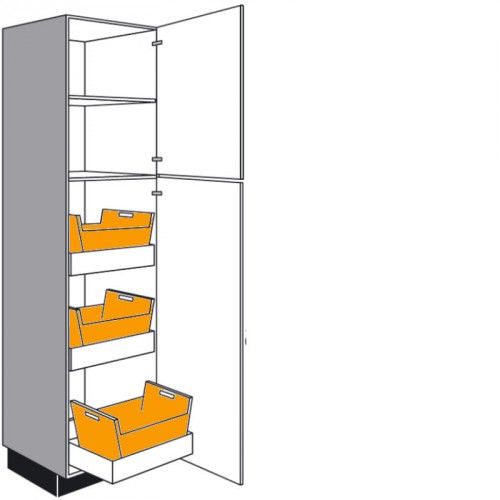 Seitenschrank mit Wäschekörben