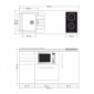 Büroküche 150 cm breit mit Mikrowelle, Geschirrspüler Kühlschrank [18/26]