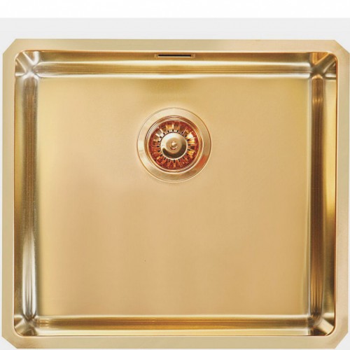 Küchenspüle golden Monarch Quadrix 30 Flächenbündige oder Unterbauspüle