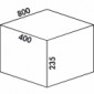 Einbau-Abfallsammler Cox(R) Box 235 S/800-4 bio [2/2]