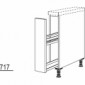 Auszugschrank mit durchgehender Front in 200 mm Breite [2/12]