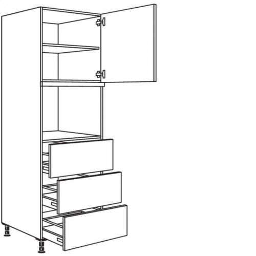 Hochschrank für Geräte-Umbauten, Dampfgarer Kompaktgerät