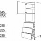 Hochschrank für Geräte-Umbauten, Dampfgarer Kompaktgerät [2/9]