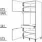 Hochschrank Umbauten für 30 Zoll breite Backöfen [2/9]