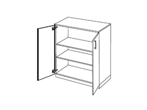 Beistellschrank 47 cm Tiefe