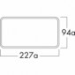 Flow Star Mauerkasten 227 x 94 mm [6/6]