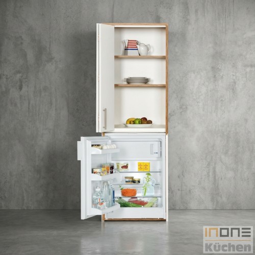 designLINE pro-art Beistellschrank mit Amica K&uuml;hlschrank