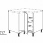 Karussell-Eckschrank mit 2 durchgehende Türen [2/12]