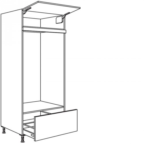 Hochschrank Geräte-Umbau Doppel-Backöfen 1298 mm Nische