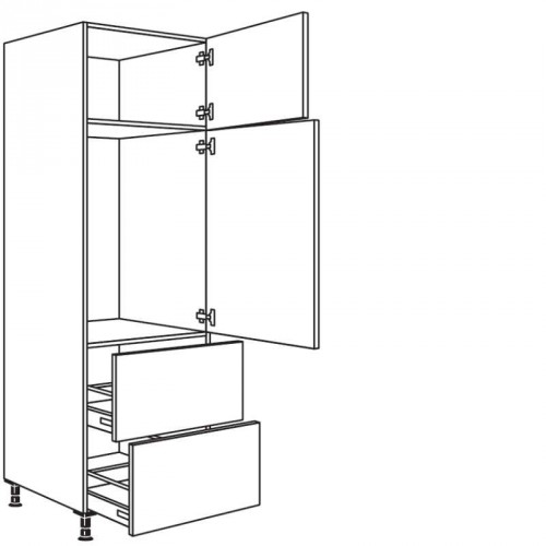 Hochschrank Geräte-Umbau für Kühlautomaten