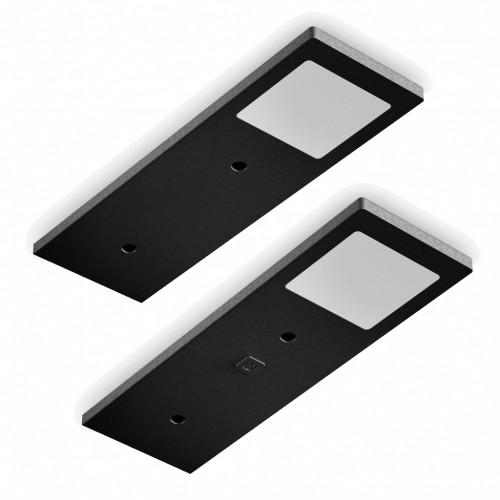 Forato LED Unterbodenleuchten Set matt schwarz