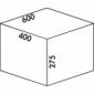 Einbau-Abfallsammler Cox(R) Box 275 S/600-2 mit 2x16 Liter [2/2]