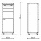 kitcase pro-art Kofferküche-Beistellschrank für Elektrogeräte hoch [19/19]