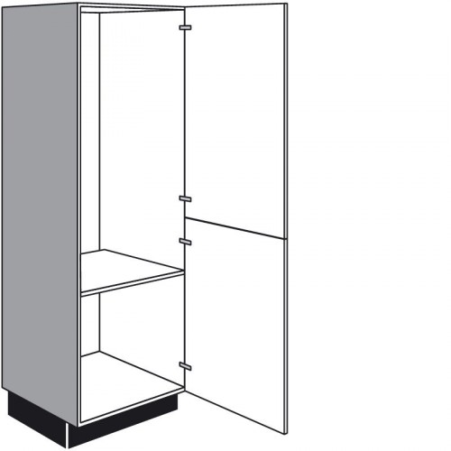 Highboard Geräteumbauschrank mit 1 Geräte-Drehtür verdübelt