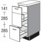 Unterschrank mit Mülltrennsystem [2/17]