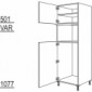 Hochschrank Geräte-Umbau für Kühlautomaten und Dampfgarer [2/9]